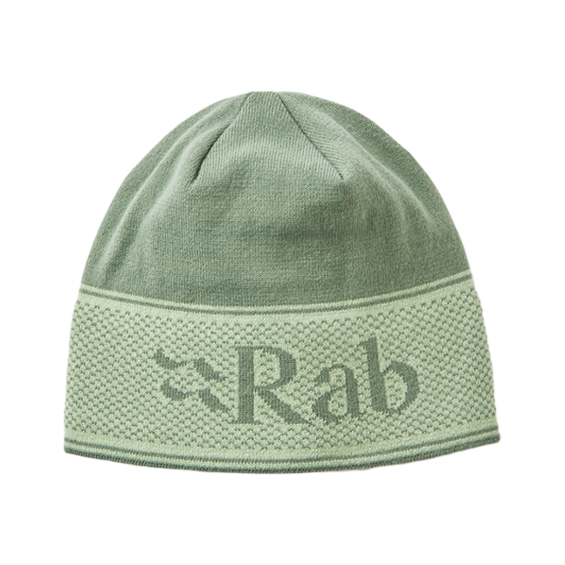 RABQAB700DFFONE Rab Logo Band Beanie Dark Fig Green Fig Green