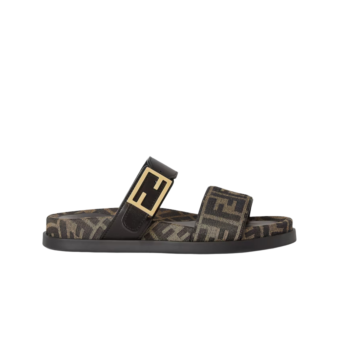 8X8710AEGVF0R7R (W) Fendi Feel Leather Slides Multicolor
