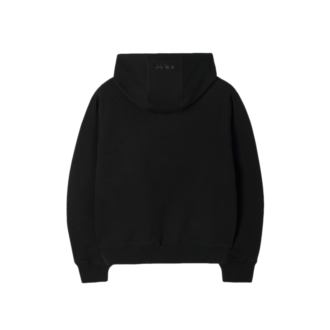 브롬톤 런던 우먼 후드 집업 블랙(BROMPTON LONDON W Hooded Zip-Up Black) - 2