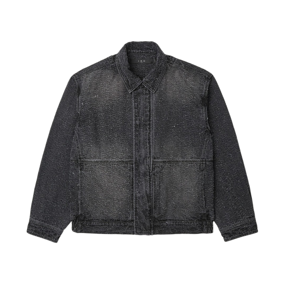 이로 아톰 펀칭 데님 블루종 자켓 블랙(Iro Atome Punching Denim Blouson Jacket Black) - 2