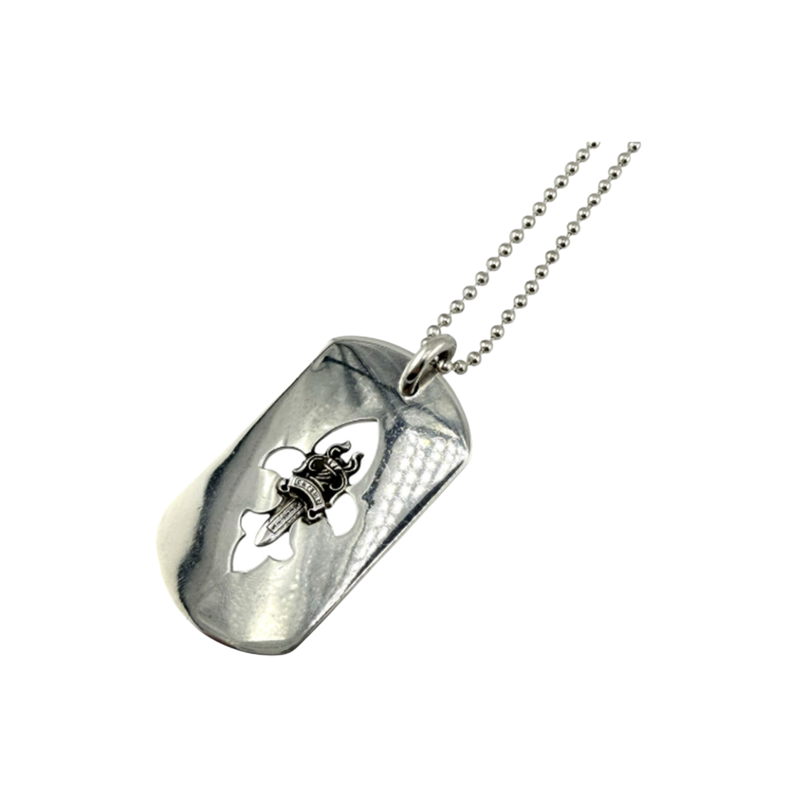 더도산 크롬하츠 대거 도그택 볼체인(the dosan_ Chrome Hearts Dagger Dog Tag Ball Chain) - 2
