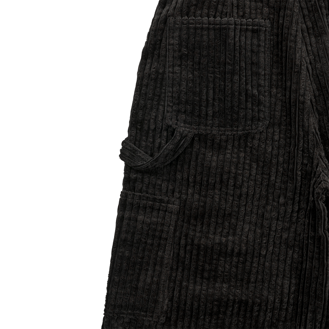 에모스탠스클럽 코듀로이 카펜터 버뮤다 쇼츠 블랙(emostanceclub Corduroy Carpenter Bermuda Shorts Black) - 3