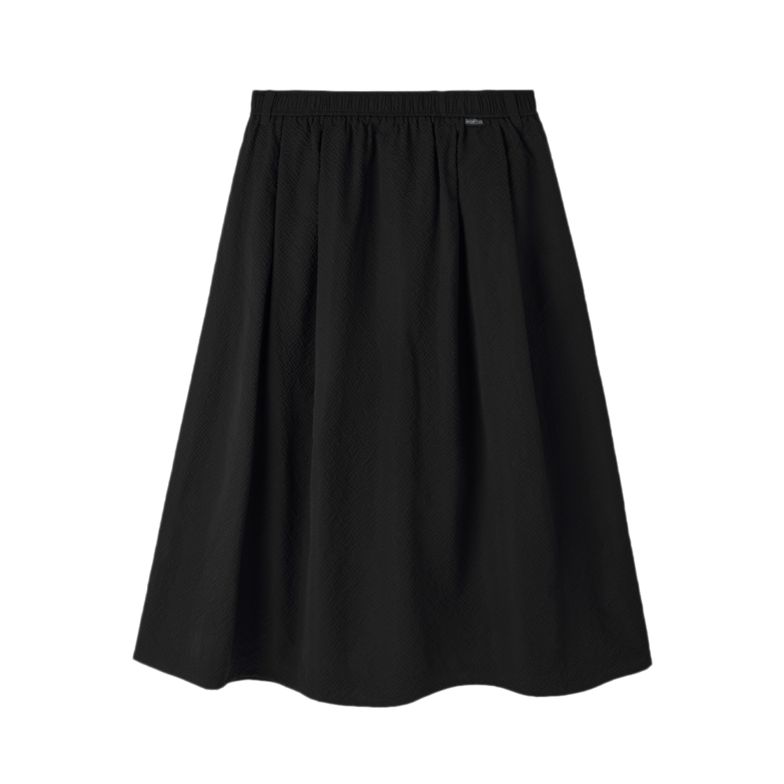 브롬톤 런던 우먼 시어서커 스커트 블랙(BROMPTON LONDON W Seersucker Skirt Black) - 2