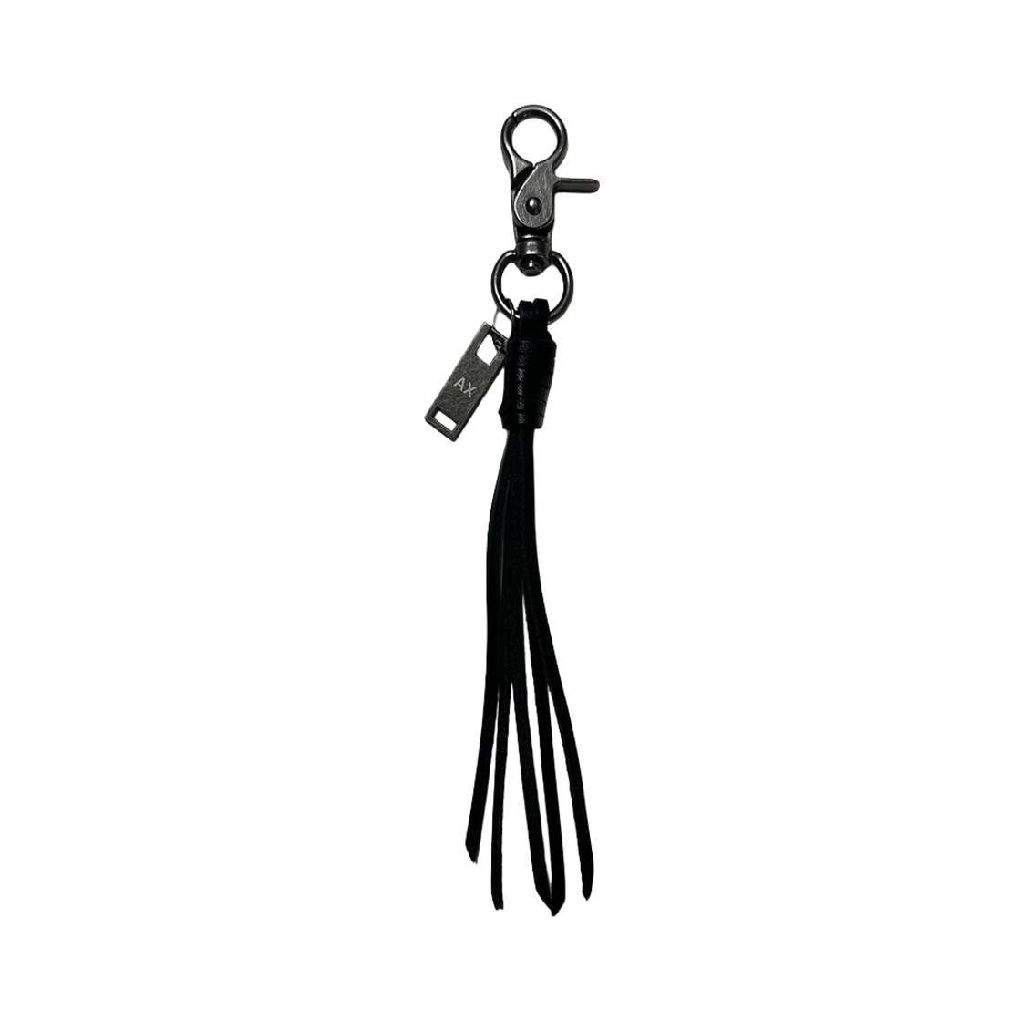 에이엑스커넥션 바 레더 테슬 키링(AX CONNECTION Bar Leather Tassel Keyring)