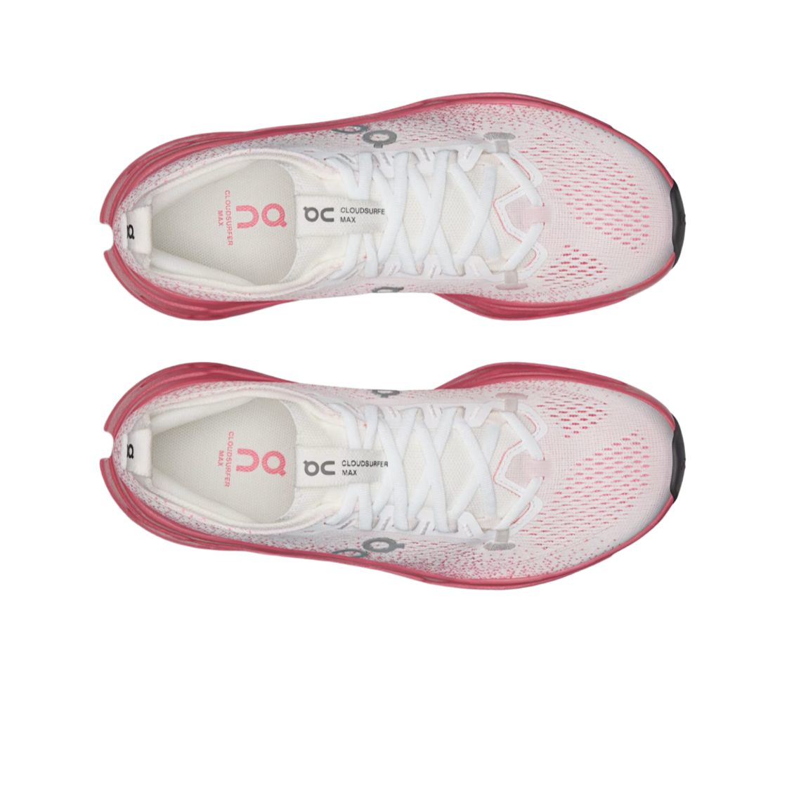 (W) 온 러닝 클라우드서퍼 맥스 화이트 카멜리아((W) On Running Cloudsurfer Max White Camellia) - 2