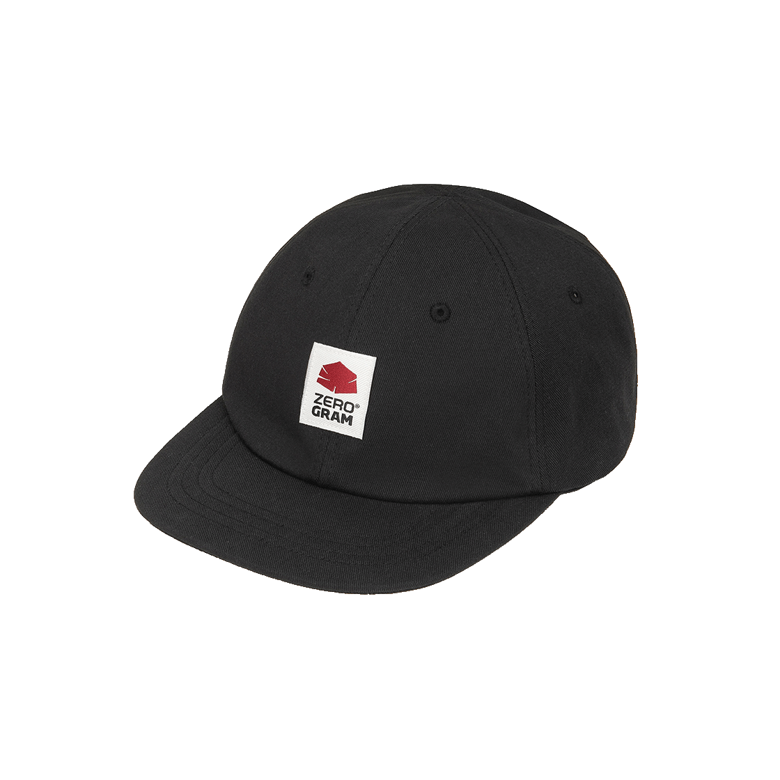 제로그램 게르 라벨 포인트 6패널 캡(Zerogram Ger Label Point 6Pannel Cap Black)