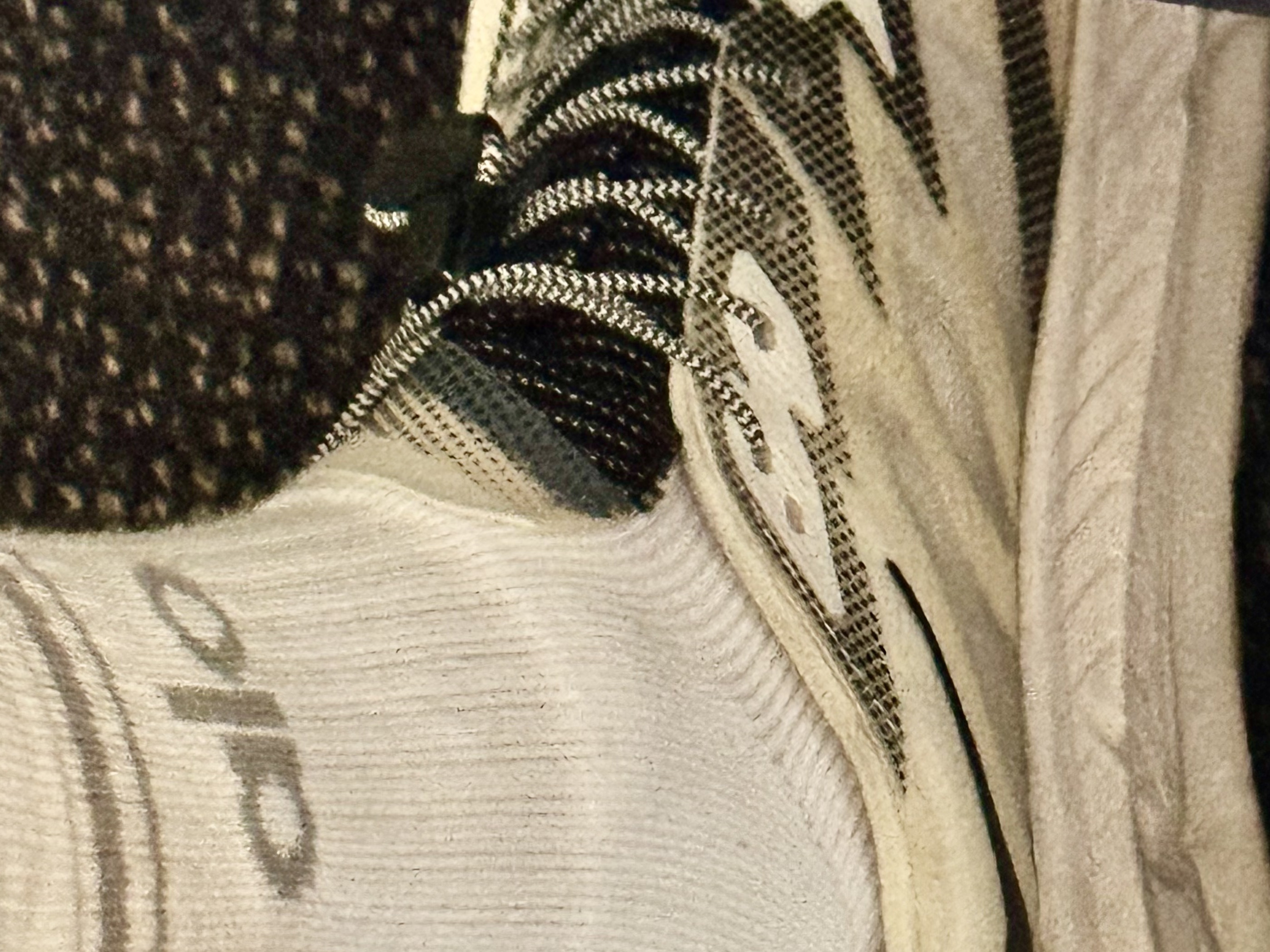 Alo Yoga Unisex Half Crew Throwback Sock White Titanium, Hoka Mafate Speed 4 Lite White Black 착용 스타일 - 4