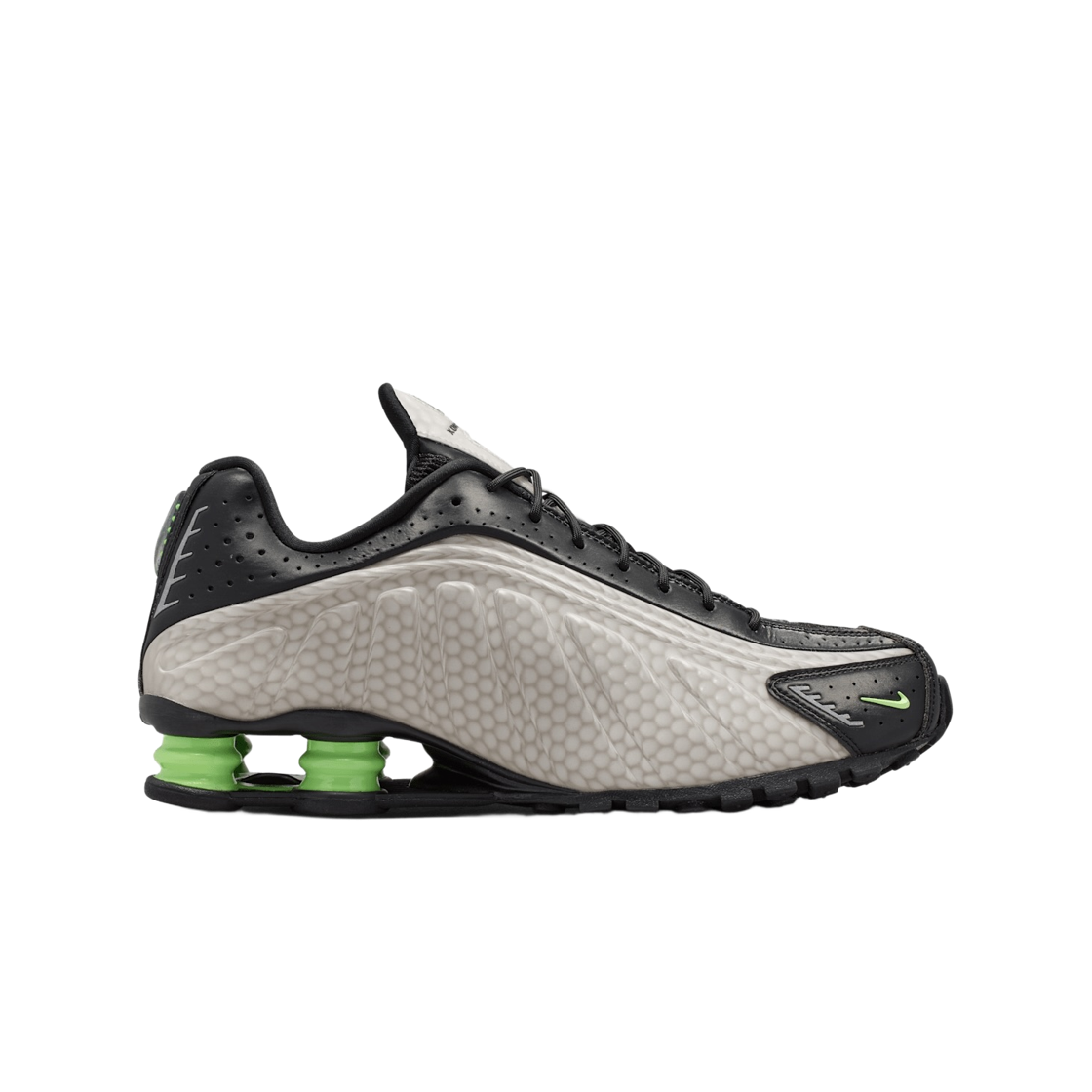 IR1946-001 Nike Shox R4 SP Black and Lime Glow