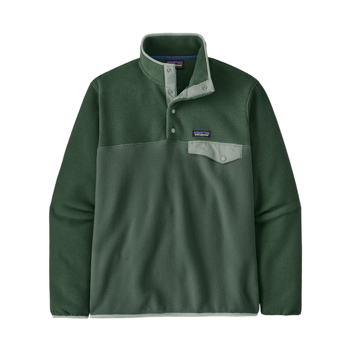 25551 Patagonia Lightweight Synchilla Snap-T Fleece Pullover Canopy Green