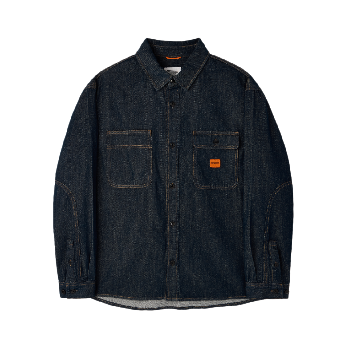 P261MSH401068 BROMPTON LONDON Denim Shirt Indigo