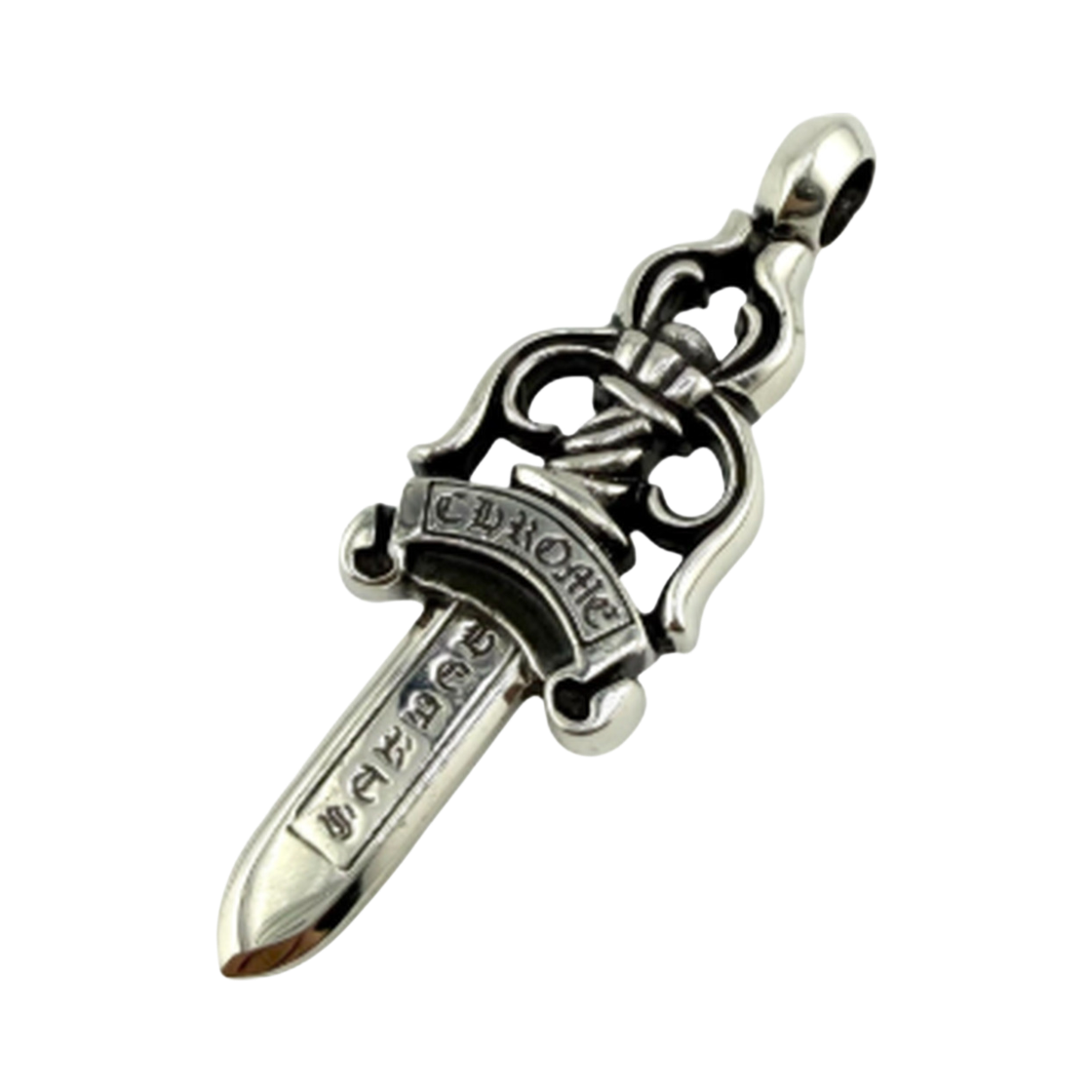 970093 the dosan_ Chrome Hearts Large Dagger Pendant