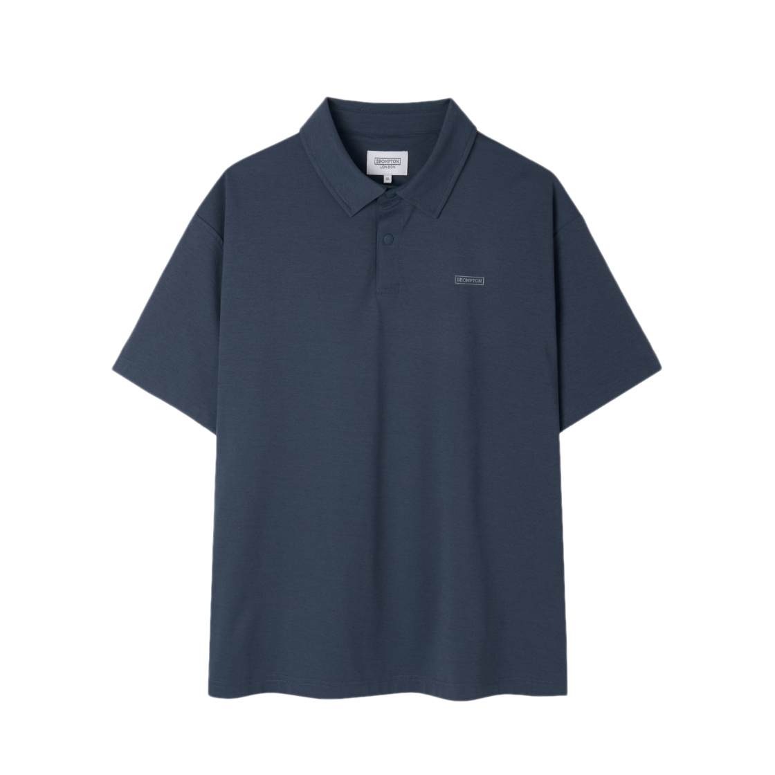 P262MPL141064 BROMPTON LONDON Sorona Cool Collar T-Shirt T Blue