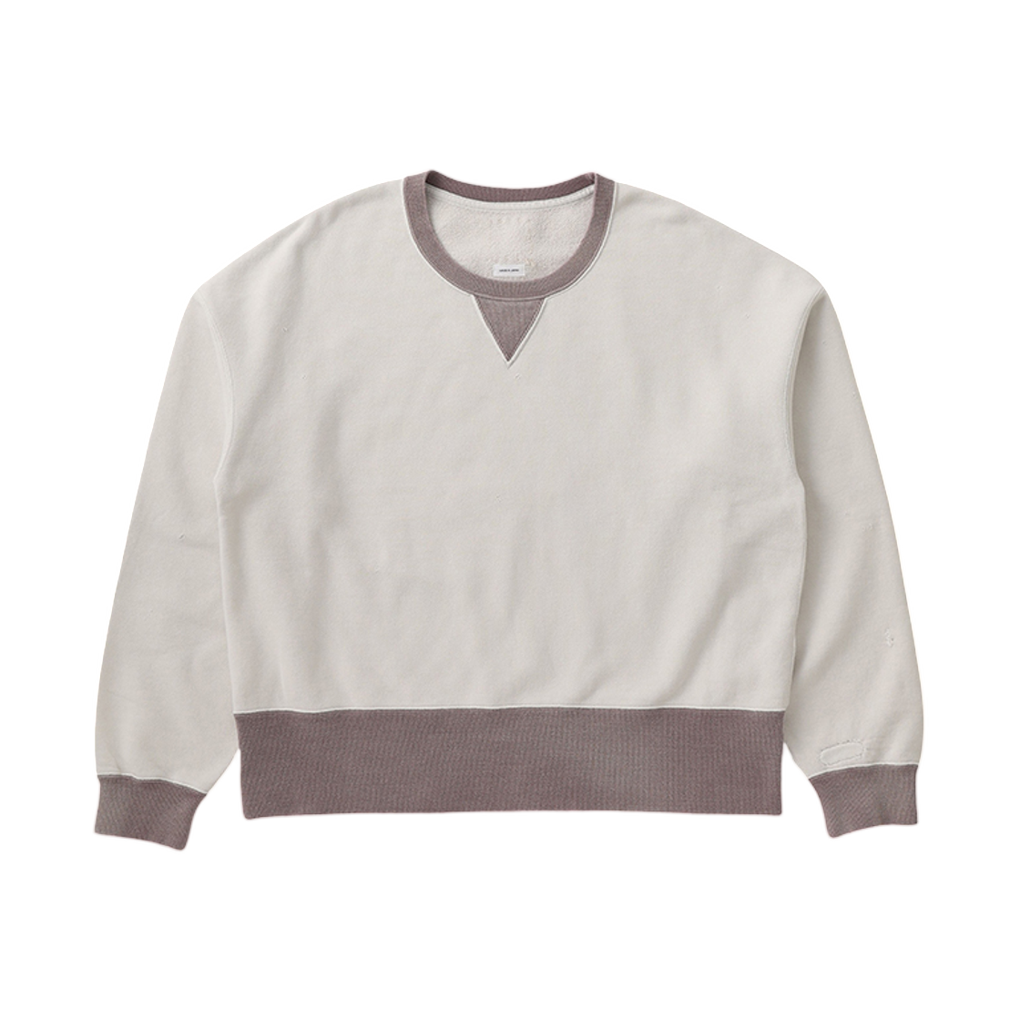 비즈빔 펠로우 스웨트 롱슬리브 투톤 크래쉬 퍼플(Visvim Fellow Sweat L/S 2-Tone Crash Purple)