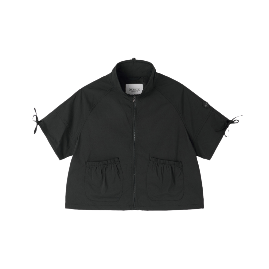 P262WJP185099 BROMPTON LONDON W Lightweight Half Sleeve Jumper Black