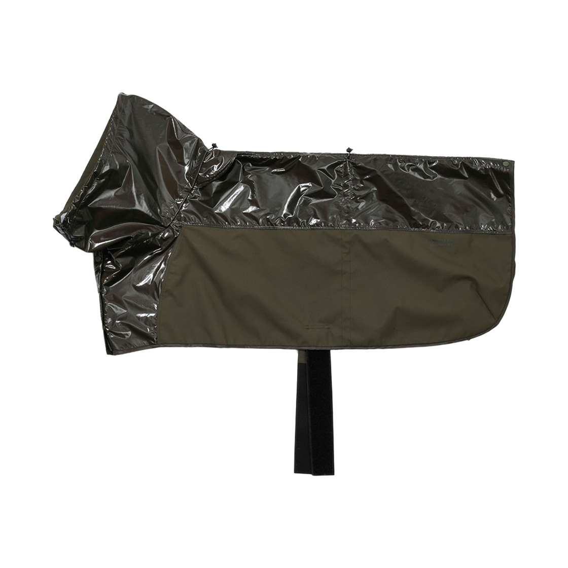 비에스래빗 글로스 패널 펫 레인 코트 카키(Bsrabbit Gloss Panel Pet Rain Coat Khaki)