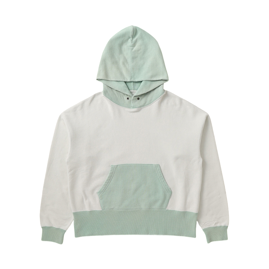 비즈빔 펠로우 후드 P.O. 투톤 크래쉬 라이트 그린(Visvim Fellow Hoodie P.O. 2-Tone Crash Light Green)