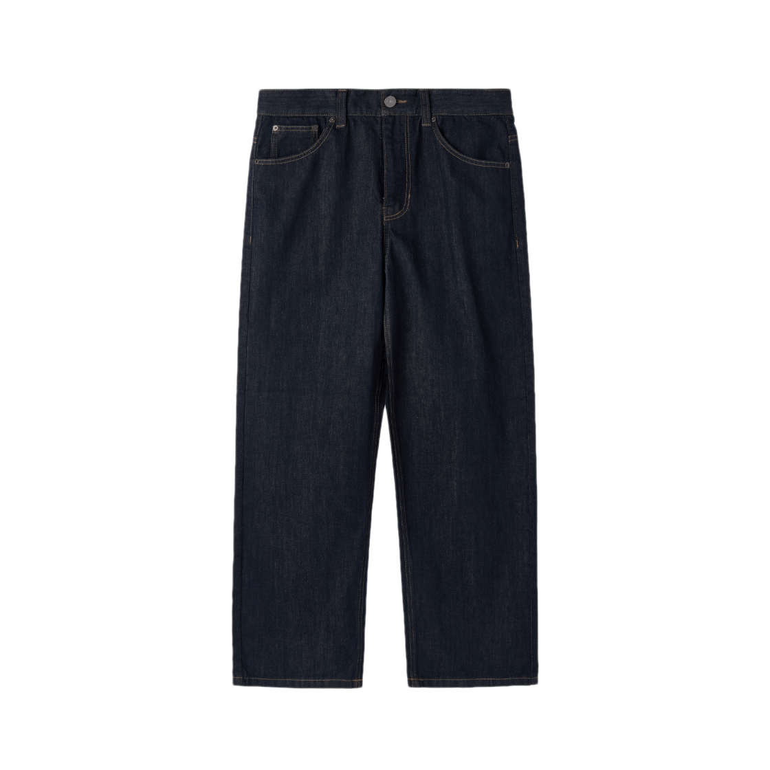 P261MDP460068 BROMPTON LONDON Regular Denim Trousers Indigo