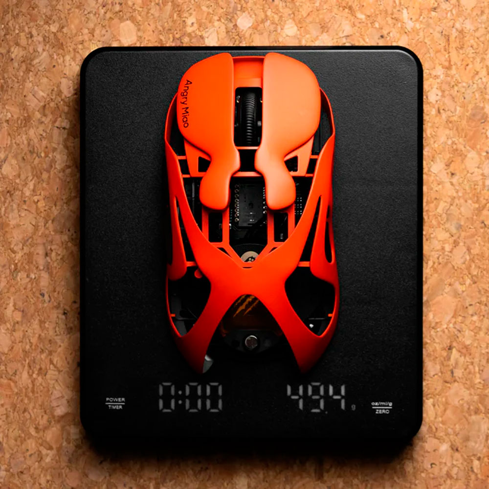 앵그리미아오 인피니티 마우스 무선 8K 게이밍 마우스, 오렌지(Angry Miao Infinity Wireless 8K Gaming Mouse — Orange) - 2