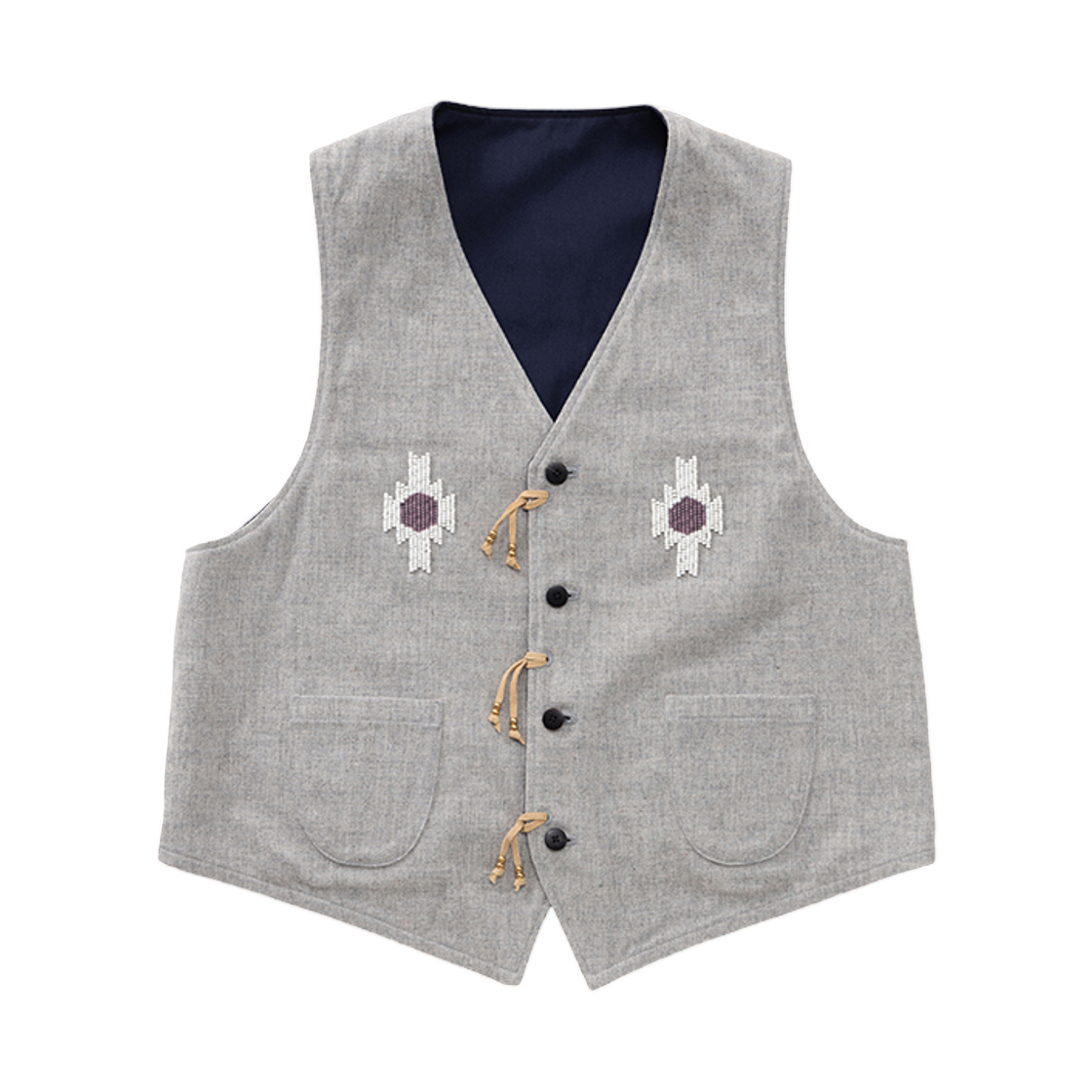 비즈빔 뉴포크 베스트 그레이(Visvim Newfolk Vest Grey)