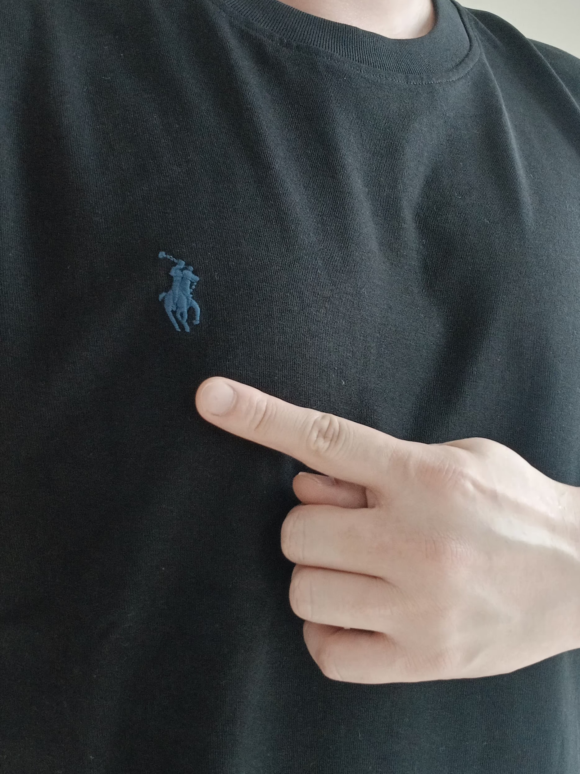 [20% 적립] Polo Ralph Lauren Relaxed Fit Logo Jersey T-Shirt Nevis - 25FW, [10% 적립] Polo Ralph Lauren Relaxed Fit Logo Jersey T-Shirt Deep Grey - 26FW 착용 스타일 - 4