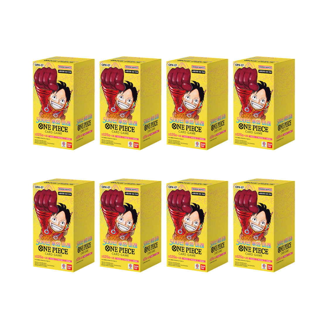 원피스 TCG OPK-07 부스터 팩 500년 후의 미래 8 박스 (192팩/한글판)(One Piece TCG OPK-07 Booster Pack 500 Years in the Future 8 Boxes (Pack of 192/Korean Ver.)) - 1