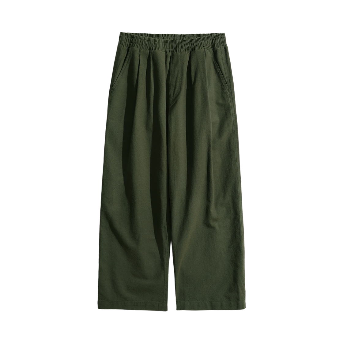 BJLP4539_Khaki_291 PERSTEP Coolmix Like Linen Long Pants Khaki BJLP4539