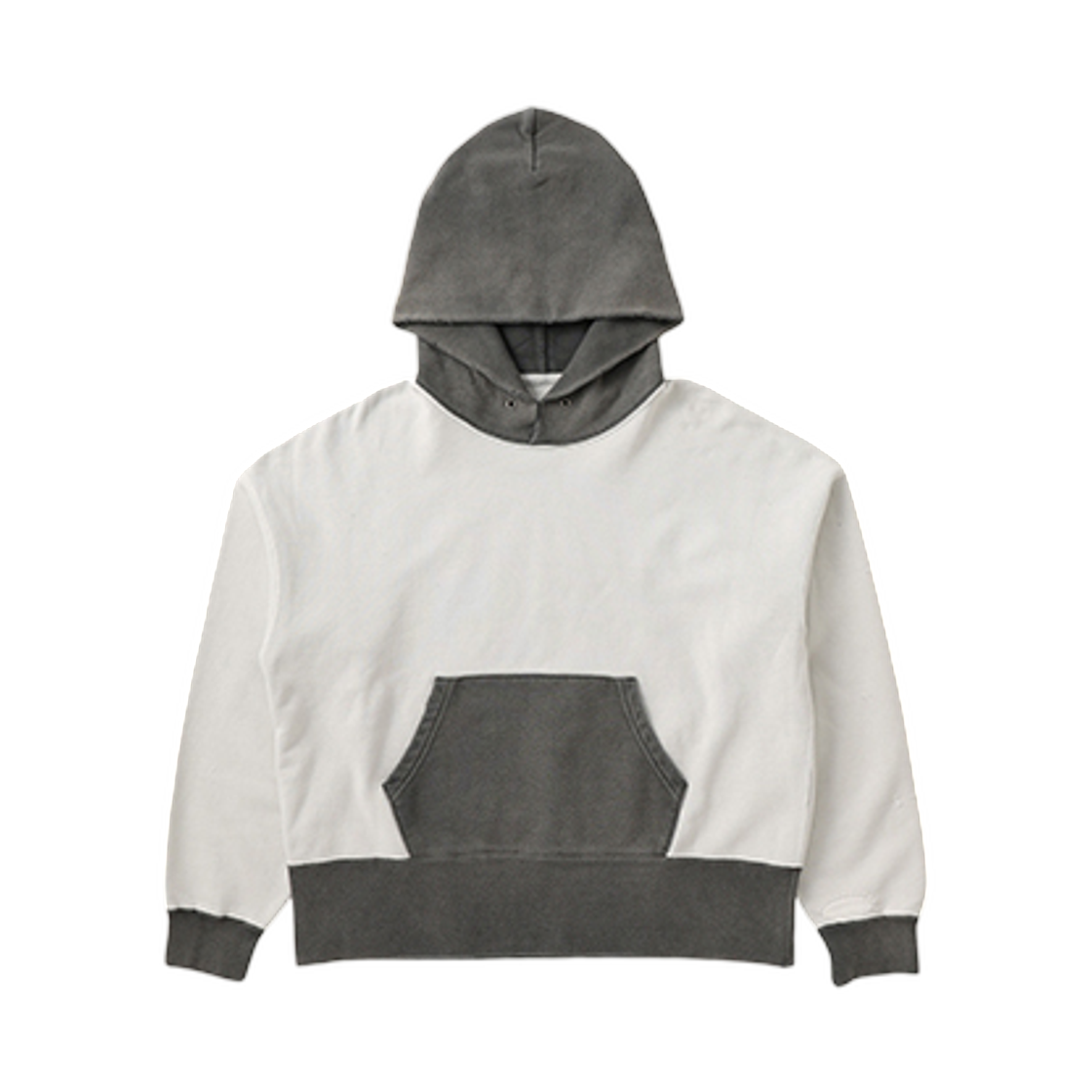 비즈빔 펠로우 후드 P.O. 투톤 크래쉬 블랙(Visvim Fellow Hoodie P.O. 2-Tone Crash Black)
