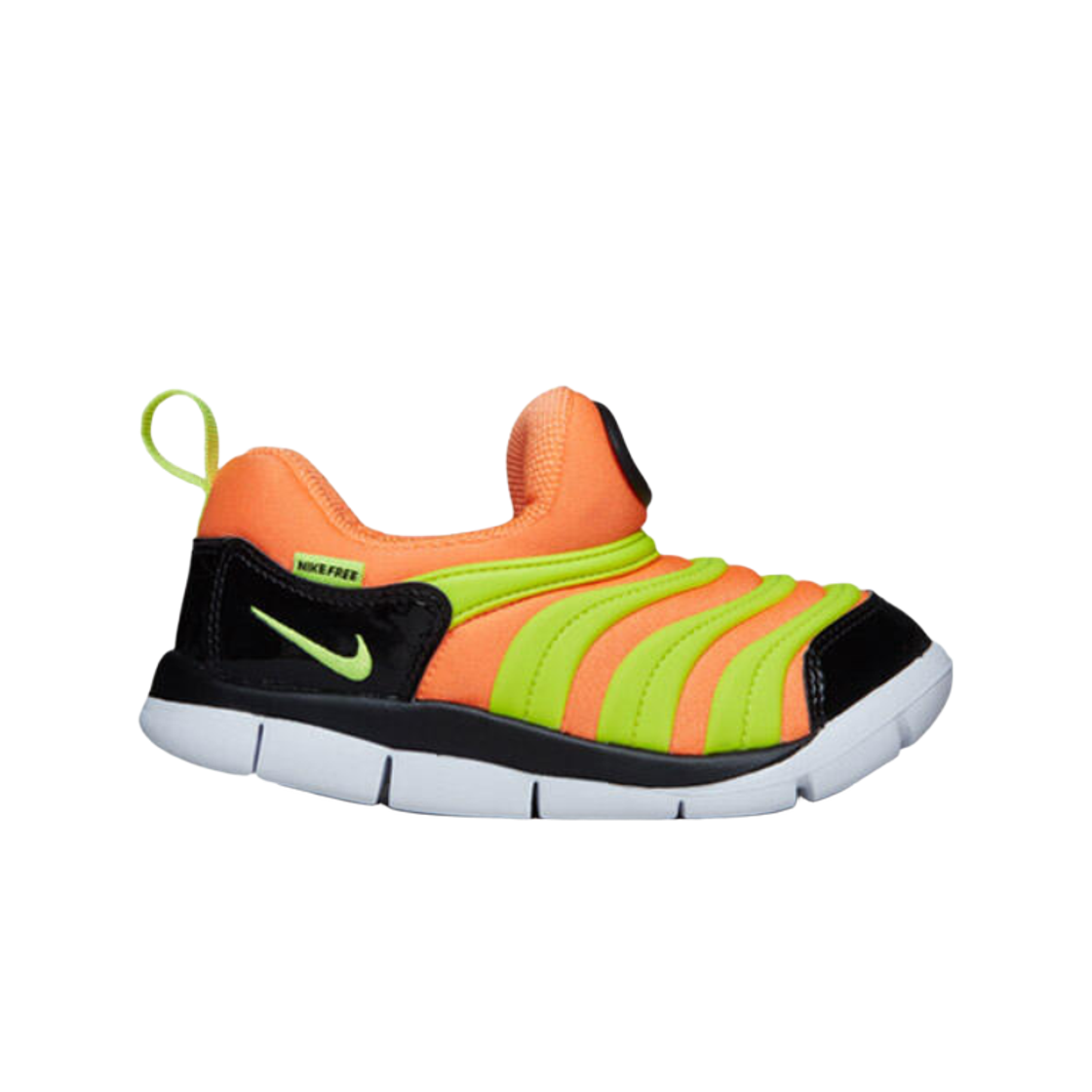 343938-802 (TD) Nike Dynamo Free Total Orange Volt