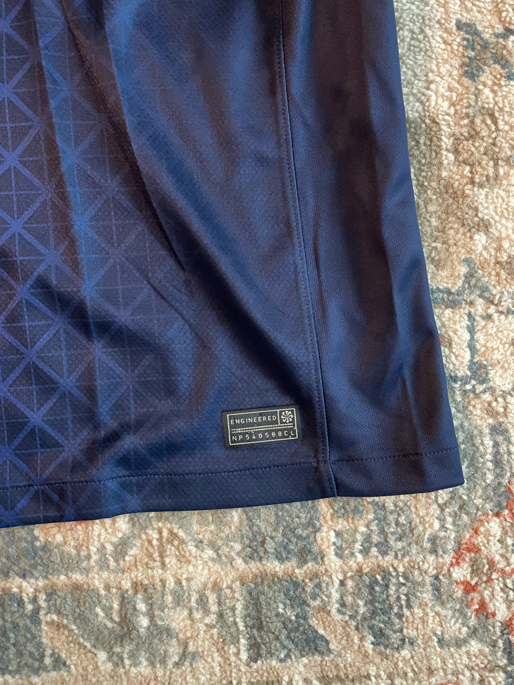 Nike Paris Saint-Germain 2025/26 Stadium Home Dri-Fit Soccer Replica Jersey Midnight Navy (Non Marking Ver.) 착용 스타일 - 5