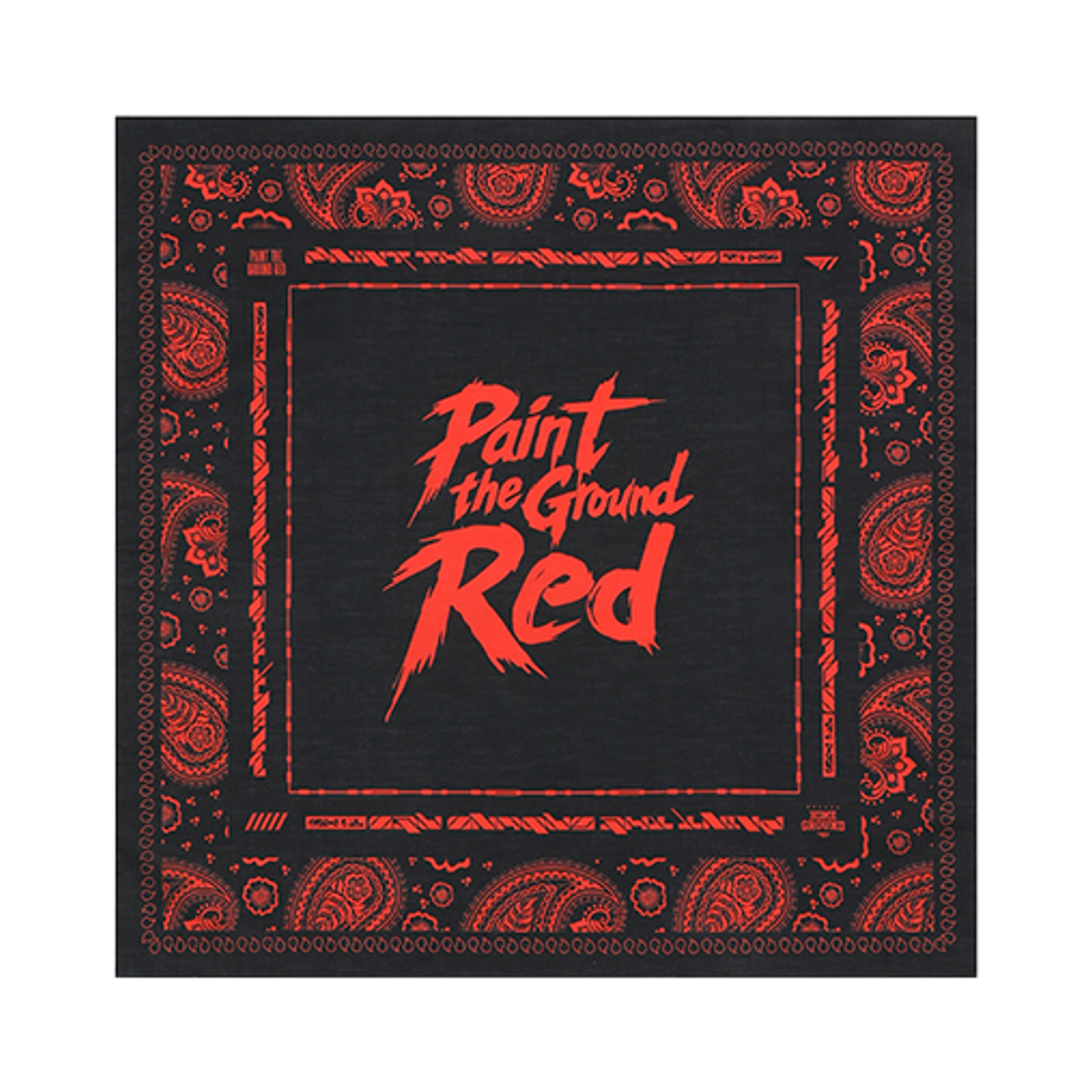 T1 홈 그라운드 반다나 블랙 레드(T1 Home Ground Bandana Black Red)