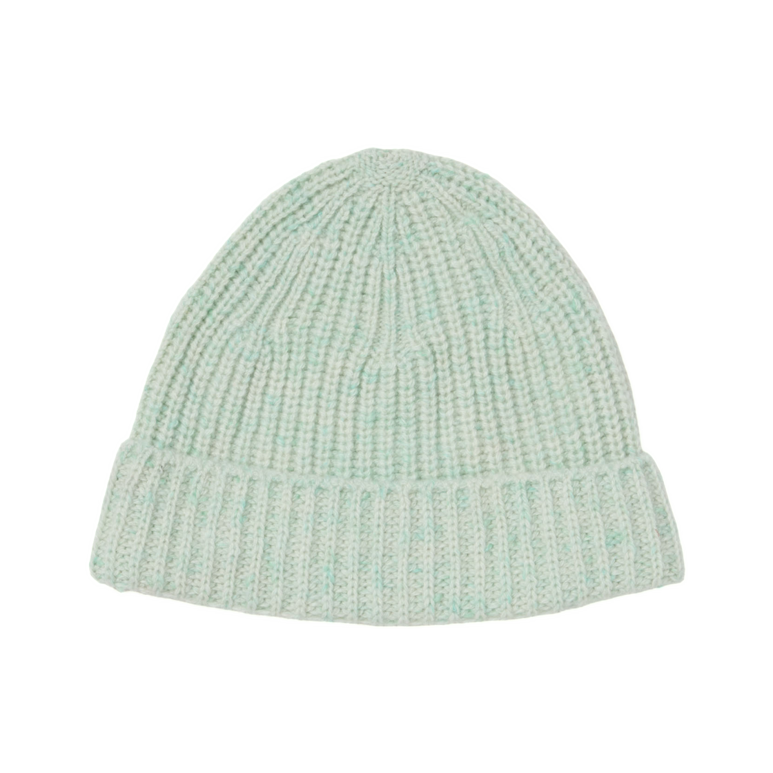 오라리 캐시미어 넵 니트 캡 믹스 민트(Auralee Cashmere Nep Knit Cap Mix Mint) - 1