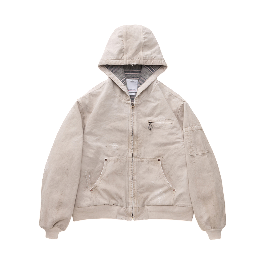 비즈빔 쿠퍼 후드 F.Z. 자켓 아이보리(Visvim Cooper Hoodie F.Z. Jacket Ivory) - 1