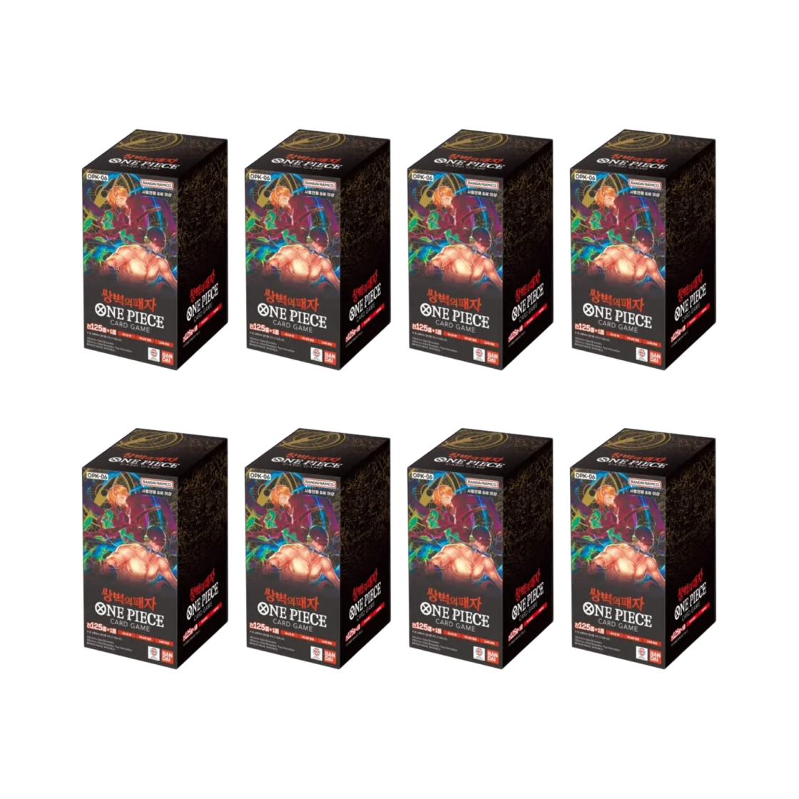 원피스 TCG OPK-06 부스터 팩 쌍벽의 패자 8 박스 (192팩/한글판)(One Piece TCG OPK-06 Booster Pack Wings of the Captain 8 Boxes (Pack of 192/Korean Ver.)) - 1