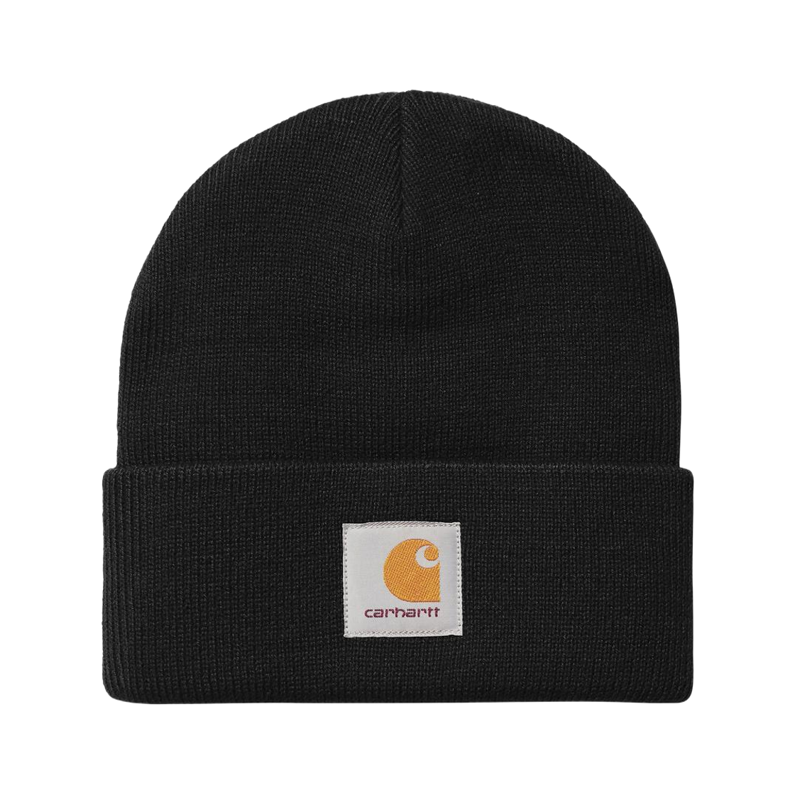 I036962-89-XX Carhartt WIP Acrylic Short Watch Hat Black