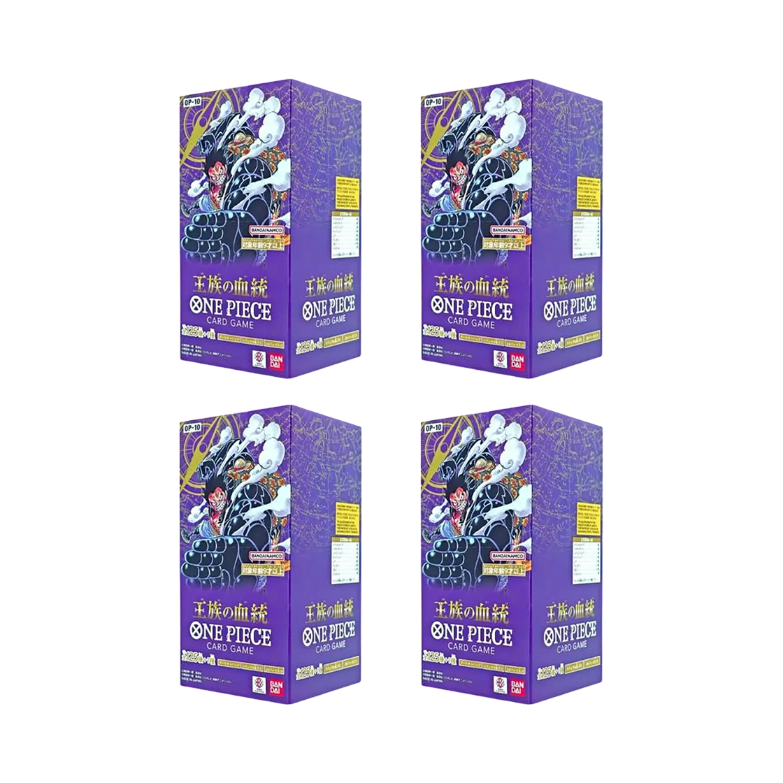 원피스 TCG OP-10 부스터 팩 왕족의 혈통 4 박스 (96팩/일어판)(One Piece TCG OP-10 Booster Pack Royal Blood 4 Boxes (Pack of 96/Japanese Ver.)) - 1
