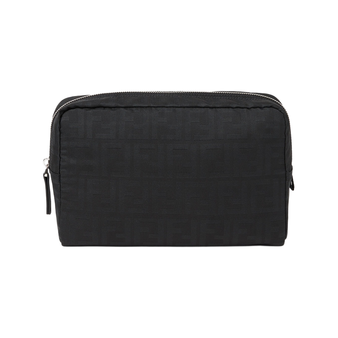 8N0220B1J2F0QA1 Fendi FF Zucca Superlight Fabric Toiletry Case Medium Black