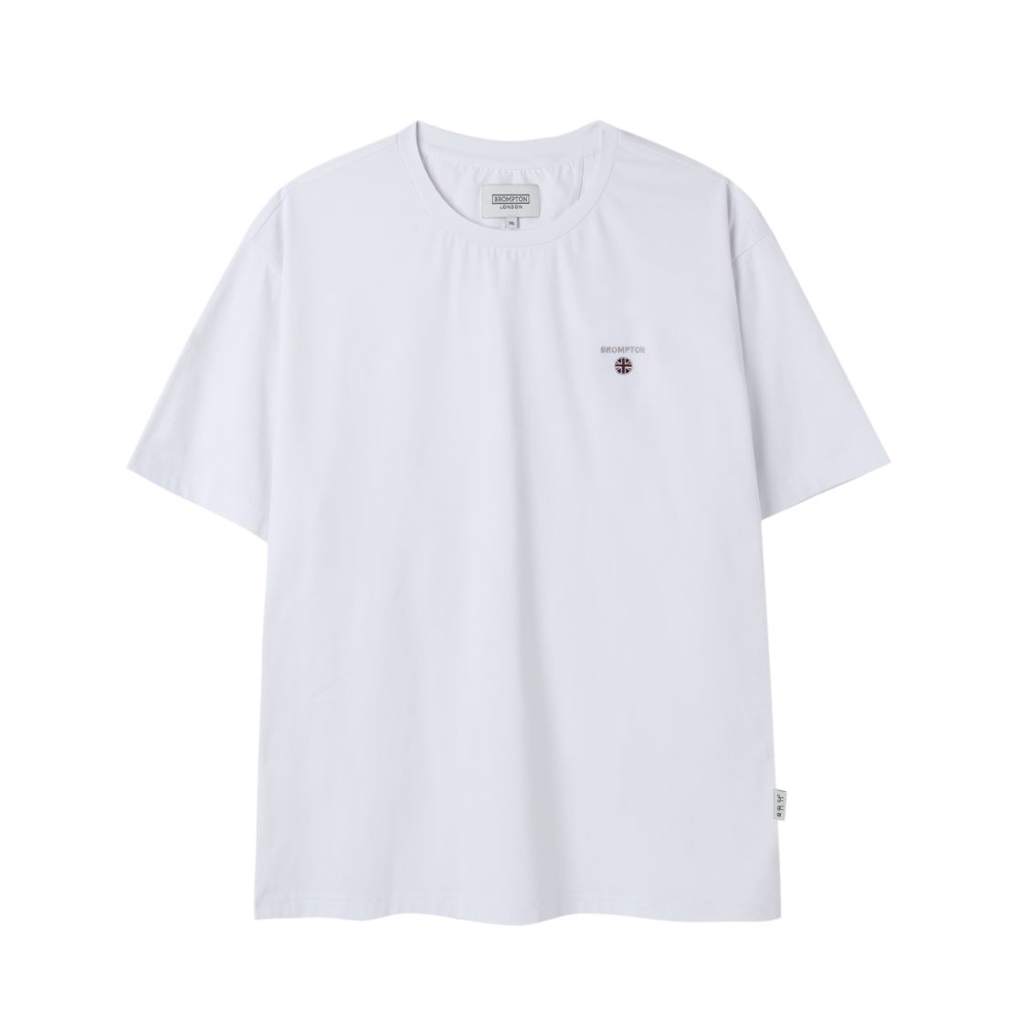 P262MTS137010 BROMPTON LONDON Askin Cp T-Shirt White