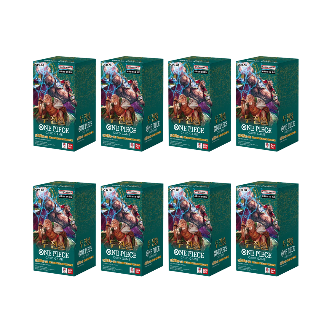 원피스 TCG OPK-08 부스터 팩 두 전설 8 박스 (192팩/한글판)(One Piece TCG OPK-08 Booster Pack Two Legends 8 Boxes (Pack of 192/Korean Ver.)) - 1
