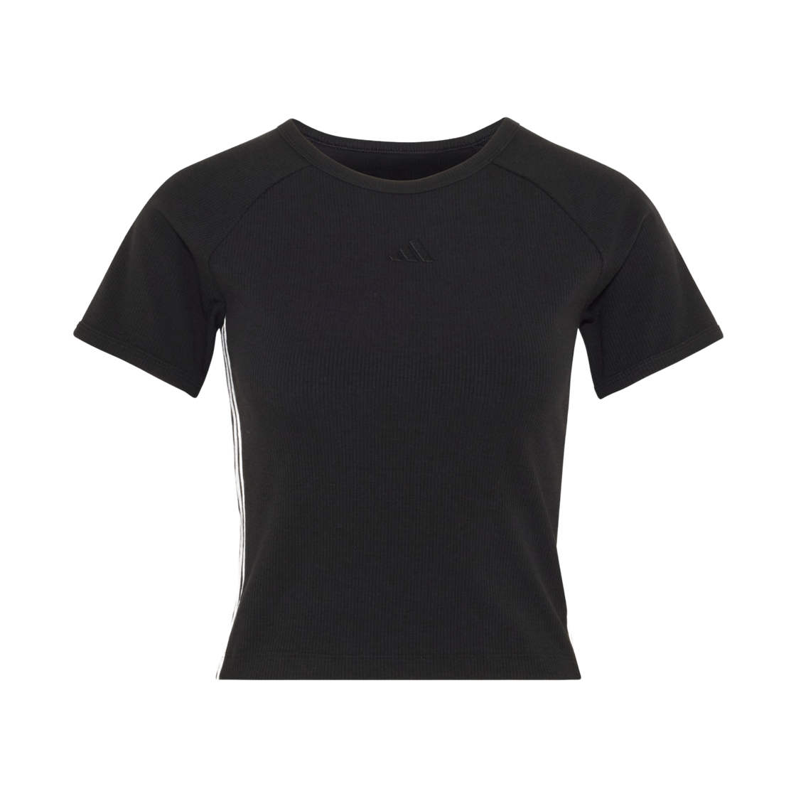 KX6697 (W) Adidas Dance Jacquard T-Shirt Black - KR Sizing