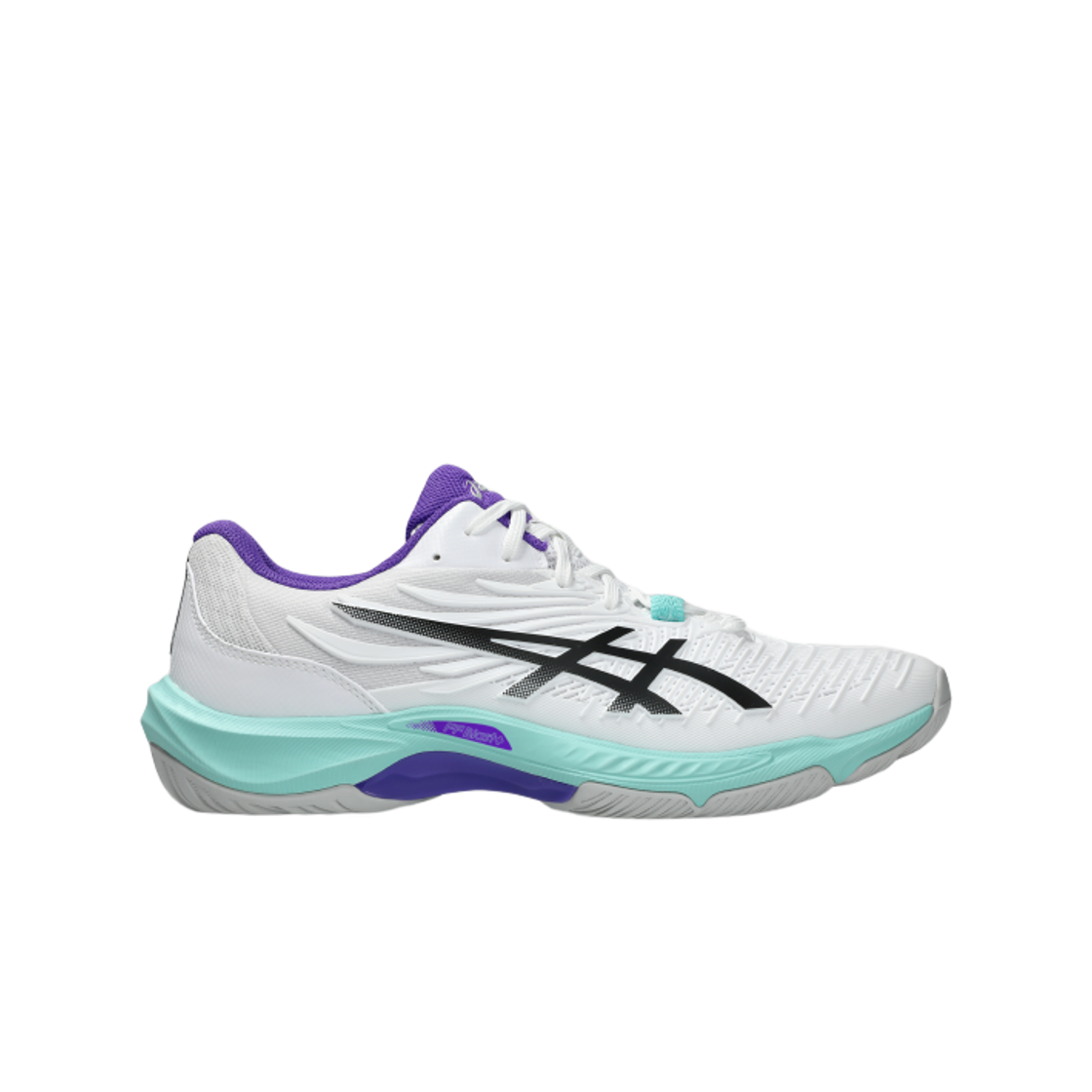 1071A125-102 Asics Court Control FF 4 White Illuminate Mint