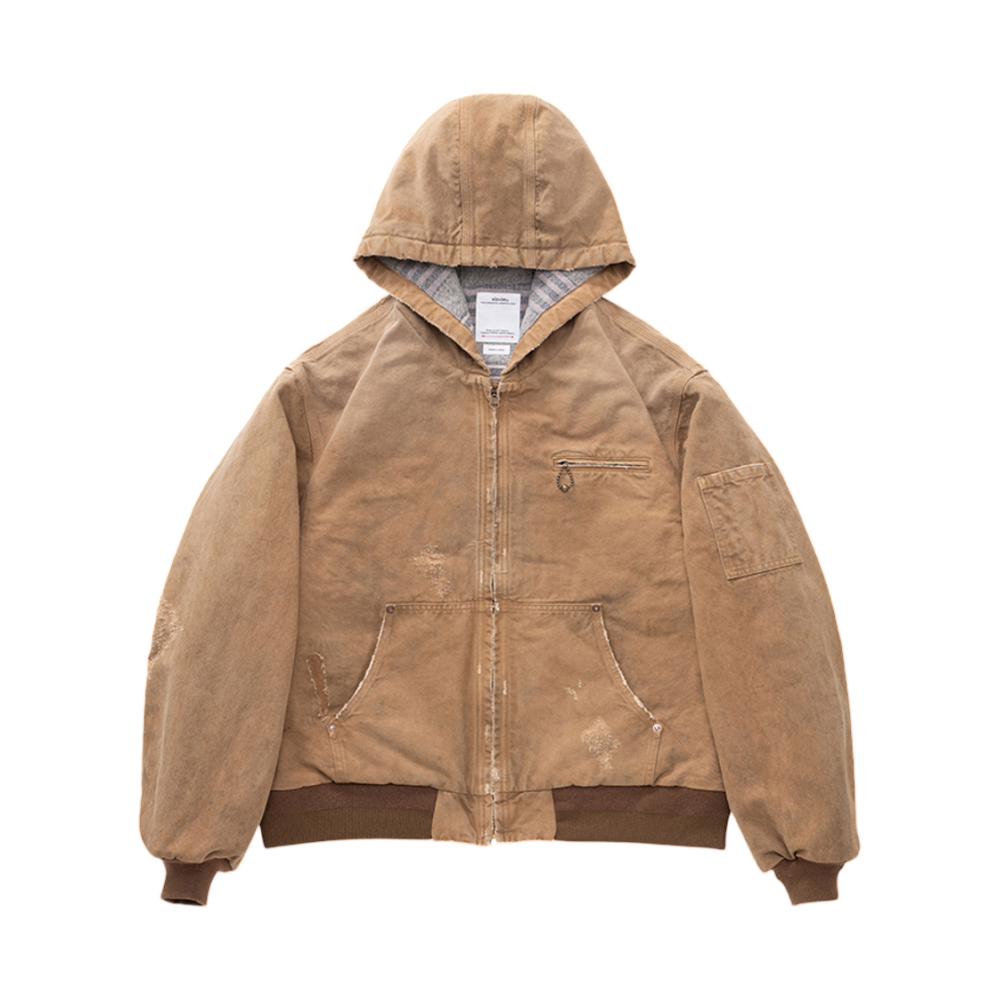 126205013021 Visvim Cooper Hoodie F.Z. Jacket Light Brown