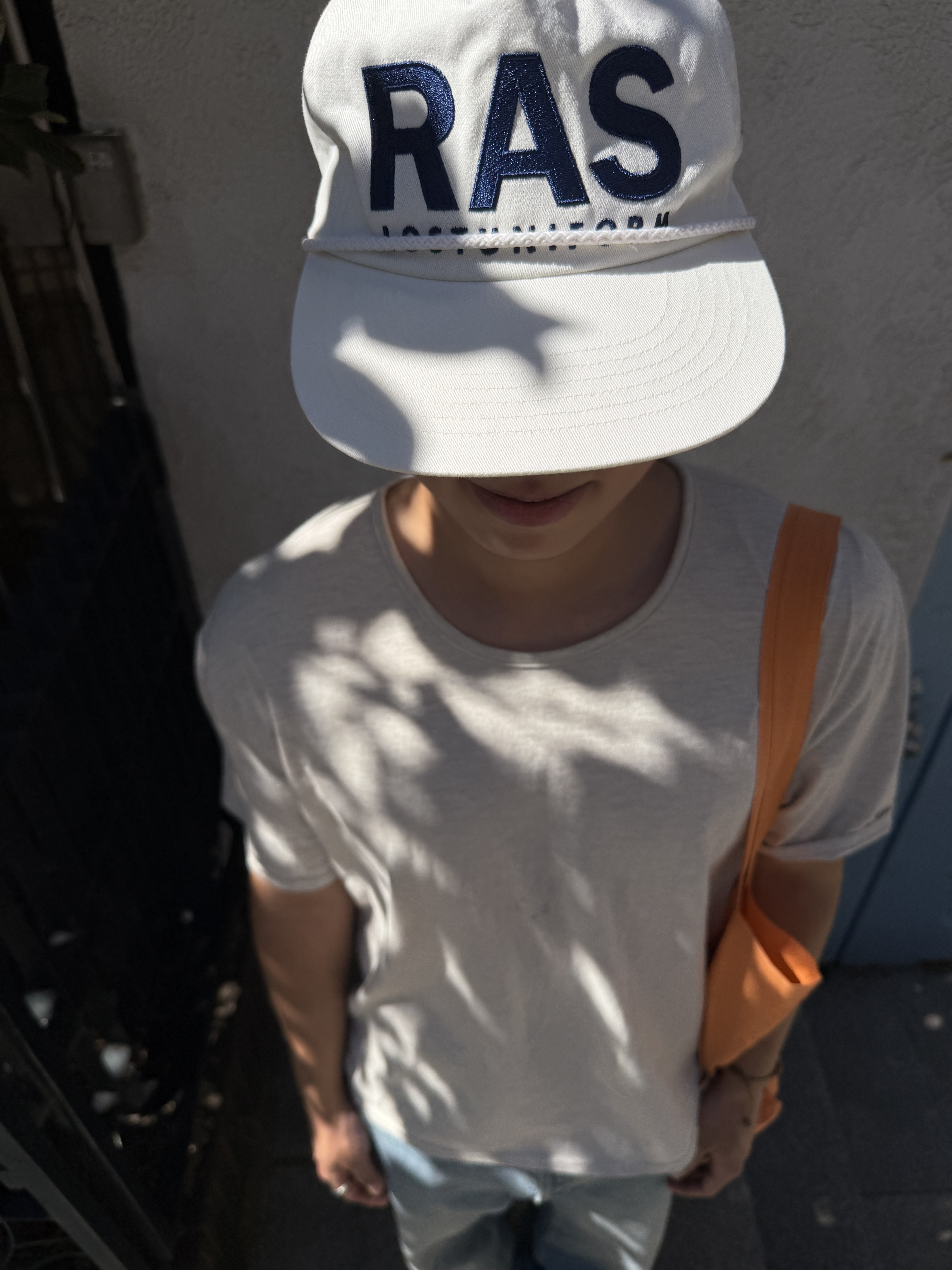 Rust And Stone Ras 3M String Mesh Cap Ivory 착용 스타일 - 2