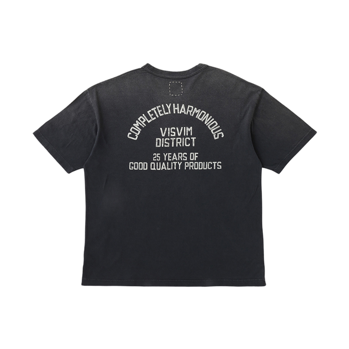 126405010001 Visvim Jumbo S/S T-Shirt District Crash Black