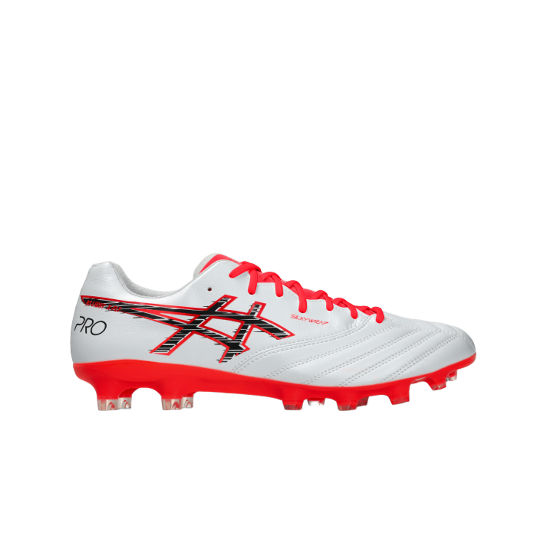 1101A072-105 Asics DS Light X-Fly Pro 3 White Flash Red - D Standard