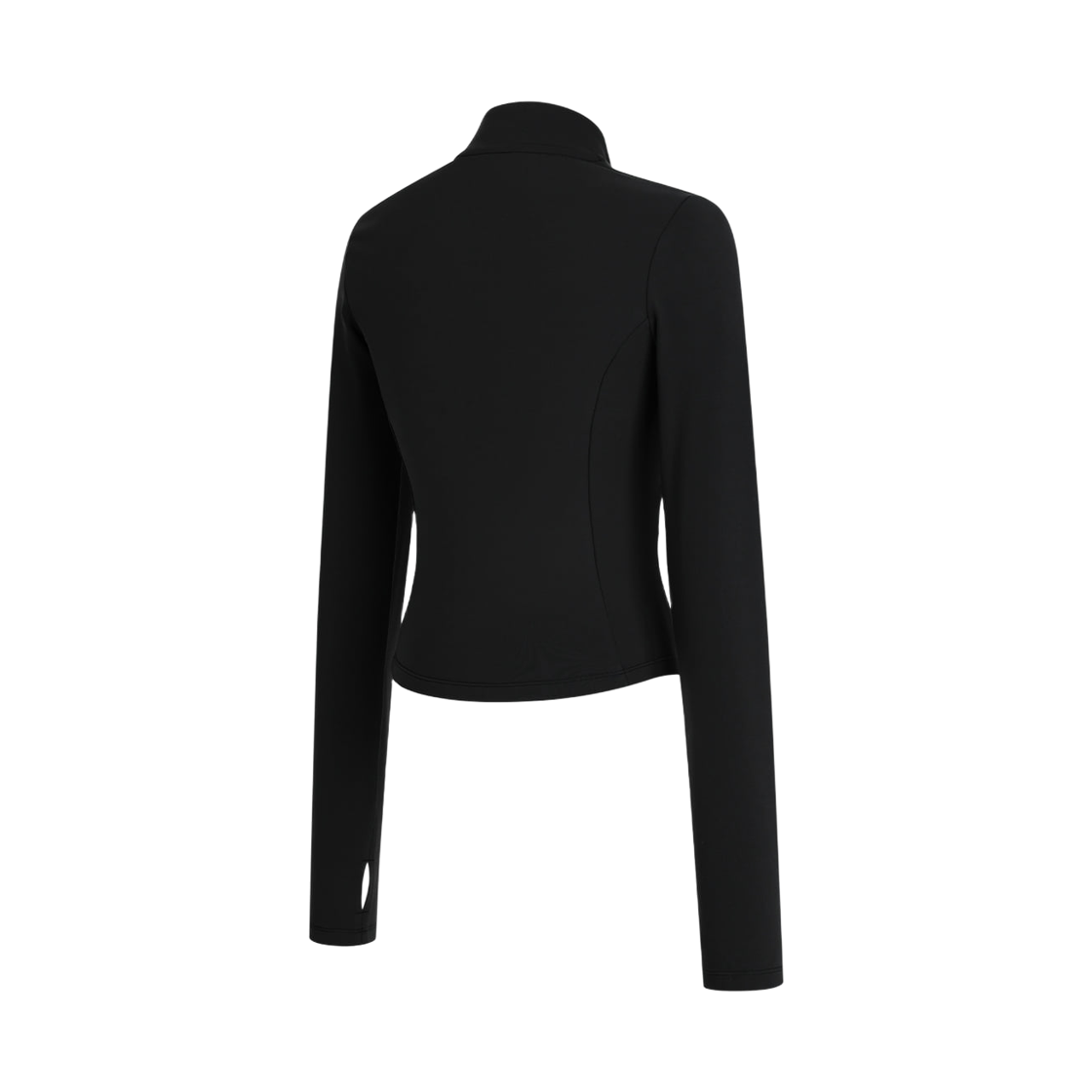 프리덤 커브드 슬림 카라 집업 블랙(FREEDOM Curved Slim Collar Zip-Up Black) - 2