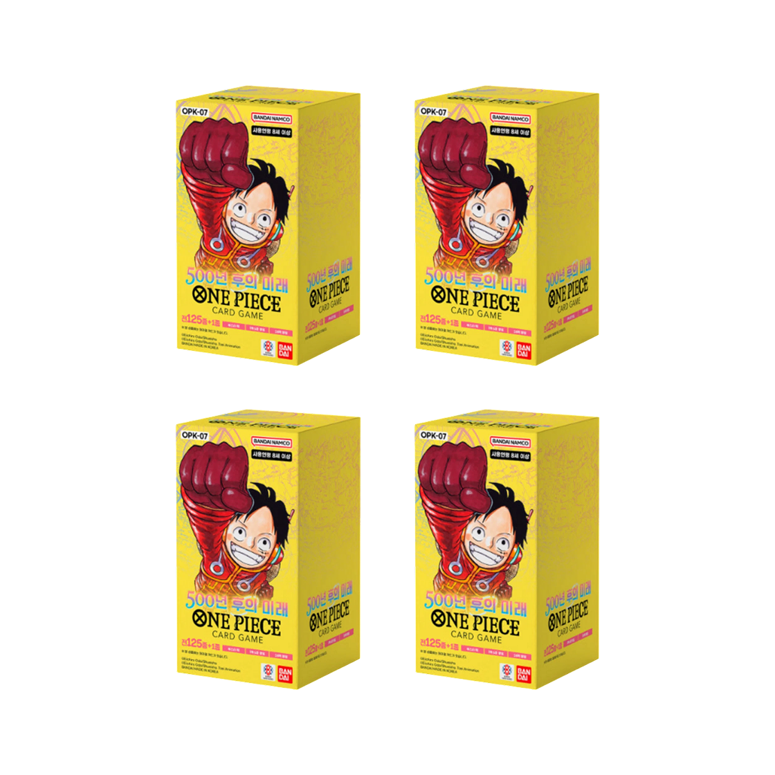 원피스 TCG OPK-07 부스터 팩 500년 후의 미래 4 박스 (96팩/한글판)(One Piece TCG OPK-07 Booster Pack 500 Years in the Future 4 Boxes (Pack of 96/Korean Ver.)) - 1
