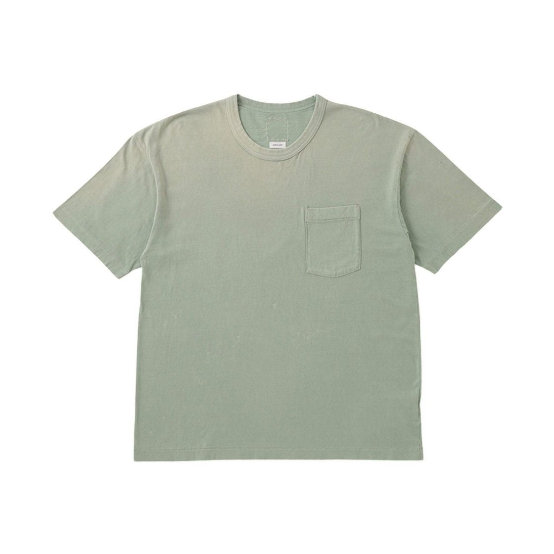 비즈빔 점보 III 숏슬리브 티셔츠 크래쉬 라이트 그린(Visvim Jumbo III S/S T-Shirt Crash Light Green)
