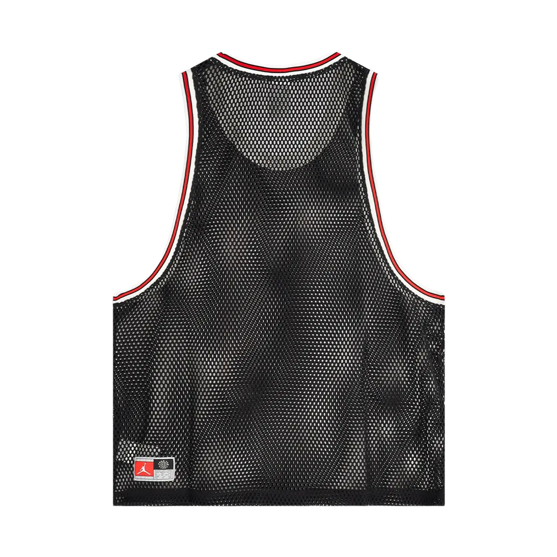 조던 × 프리 더 유스 플라이트 베스킷볼 저지 블랙 라이트 크림슨 (IQ6245-010)(Jordan × Free The Youth Flight Basketball Jersey Black Light Crimson (IQ6245-010)) - 2