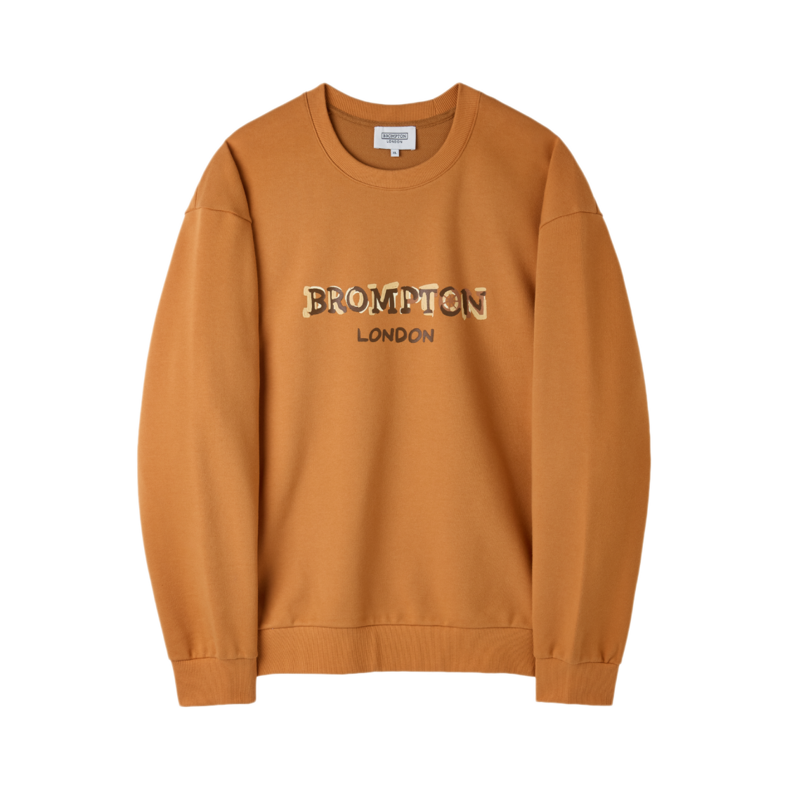 P261USW106030 BROMPTON LONDON Brompton Logo Sweatshirt Orange