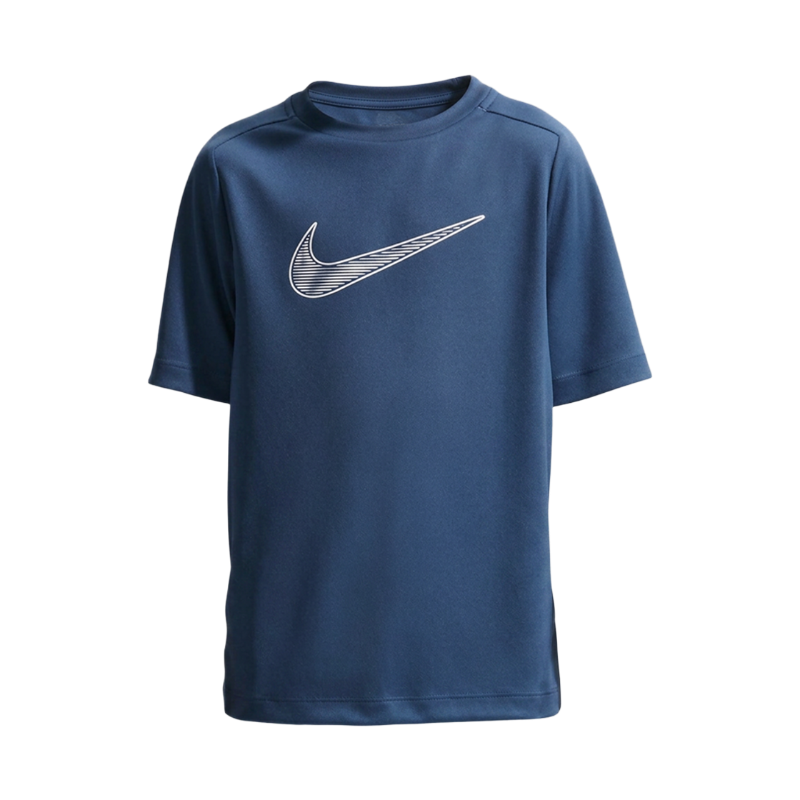 IF2430-461 (Kids) Nike Multi Dri-Fit Short Sleeve Training Top Mystic Navy White (IF2430-461)